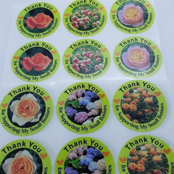8/$20 1.5" Thank You Stickers 100ct Round Labels - Picture 5 of 5